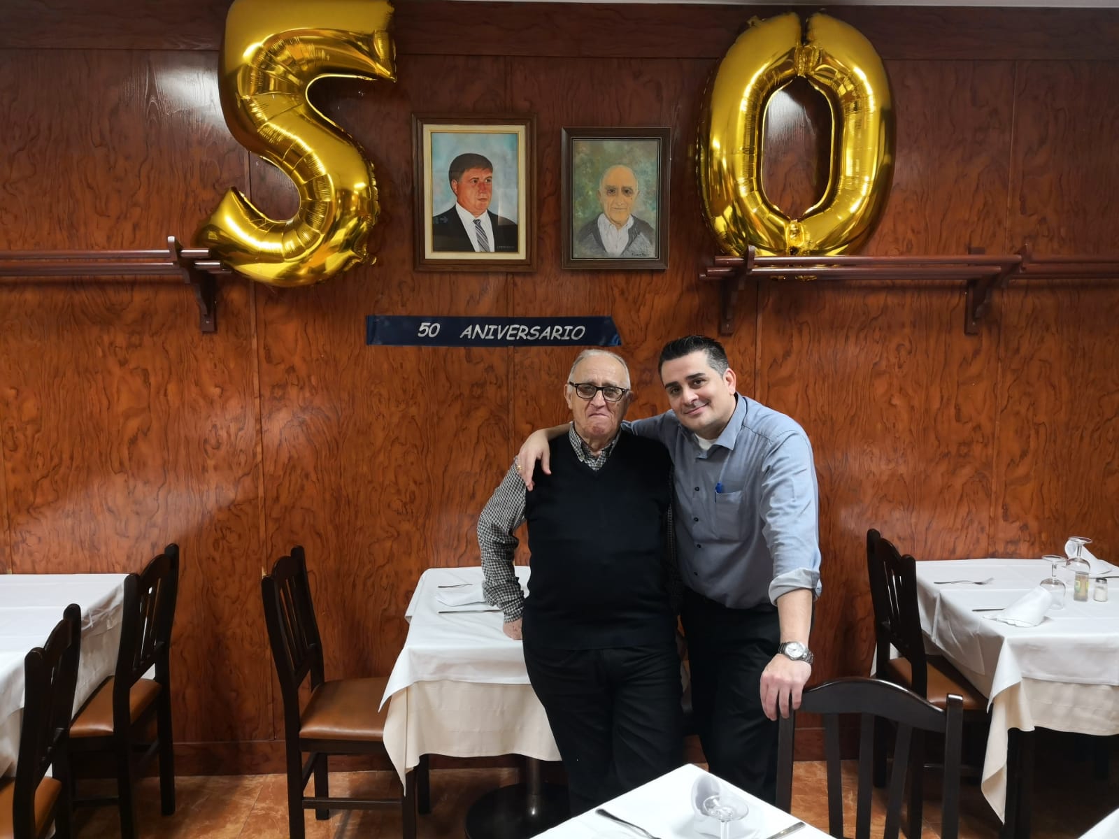 Restaurante Gallego Madrid 50 aniversario Rio Miño
